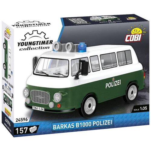 Klocki plastikowe COBI Cars Barkas B1000 Polizei COBI-24596