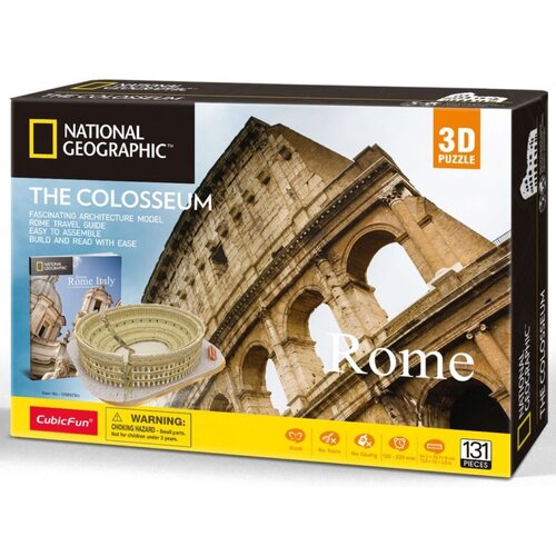 Puzzle 3D CUBIC FUN National Geographic The Colosseum DS0976H (131 elementów)