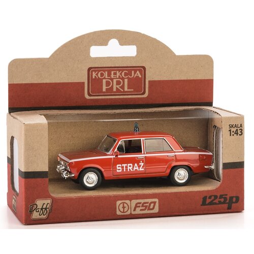 Samochód DAFFI Kolekcja PRL Fiat 125P Straż B-247
