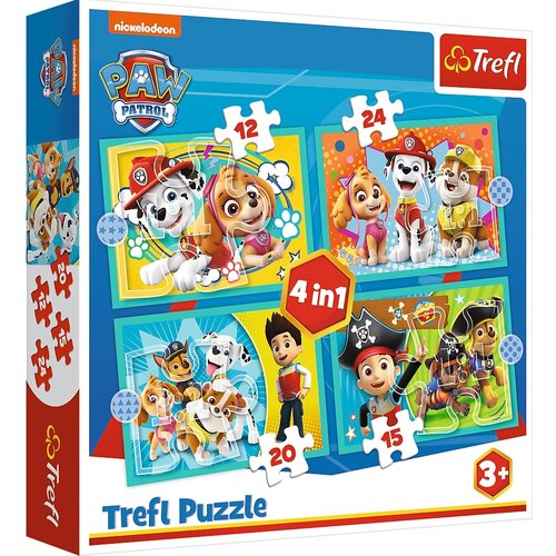 Puzzle TREFL Psi Patrol Wesoła Ekipa 34346 (71 elementów)