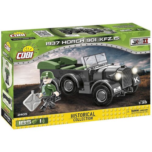 Klocki plastikowe COBI Historical Collection World War II 1937 Horch 901 kfz.15 COBI-2405