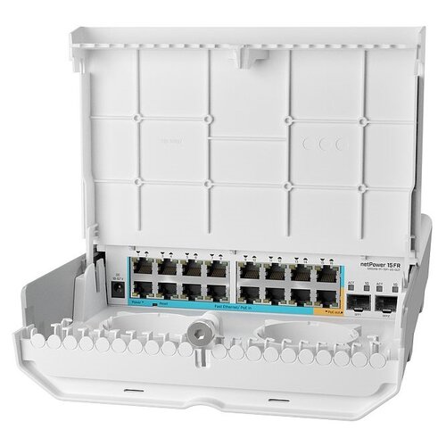 Switch MIKROTIK netPower 15FR Fast Ethernet, 18 portów, Funkcja PoE, Zarządzalny