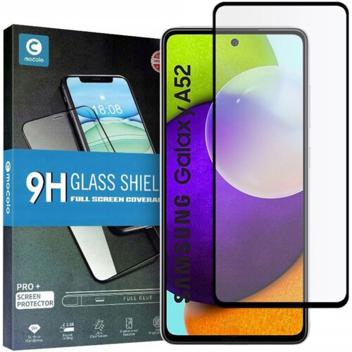 Szkło hartowane MOCOLO TG+Full Glue dla Samsung Galaxy A52 LTE/5G/A52s Czarny