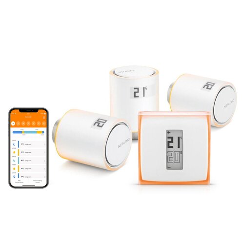 Termostat + głowice termostatyczne NETATMO NBU-NTH-NAV-EU Wi-Fi