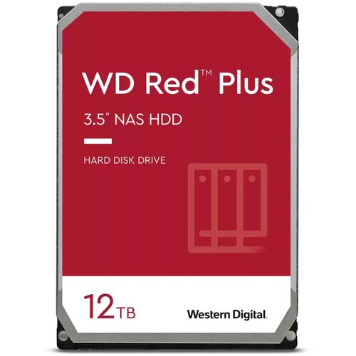 Dysk WD Red Plus 12TB 3.5" SATA III HDD