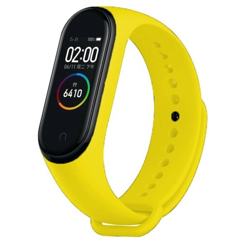 Pasek DEVIA Deluxe Sport do Xiaomi Mi Band 3/4 Żółty