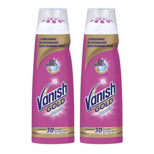 Odplamiacz VANISH Gold PowerGel 2 x 200 ml