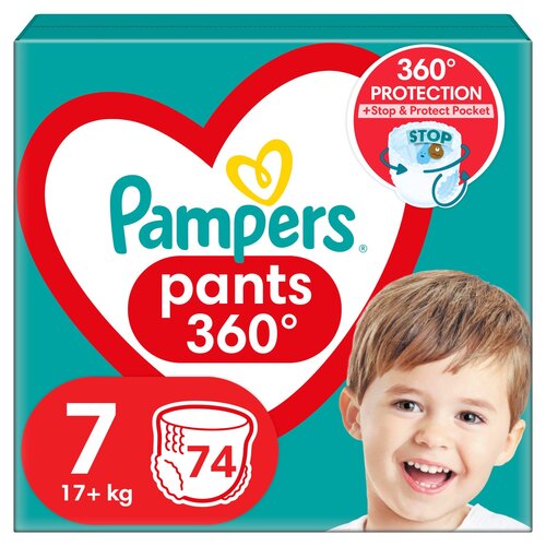 Pieluchomajtki PAMPERS Pants 7 XXL Large (74 szt.)
