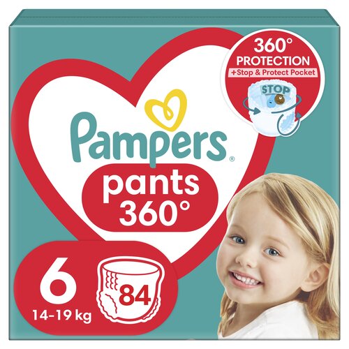 Pieluchomajtki PAMPERS Pants 6 Extra Large (84 szt.)