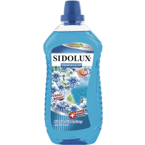Płyn do mycia podłóg SIDOLUX Niebieskie kwiaty 1000 ml