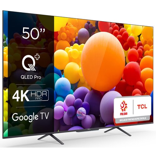 Telewizor TCL 50C725 50" QLED 4K Android TV Dolby Atmos HDMI 2.1