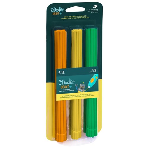 Filament 3DOODLER Start EKO, Średnica 2.5 mm, 0.086 kg (75 szt.)