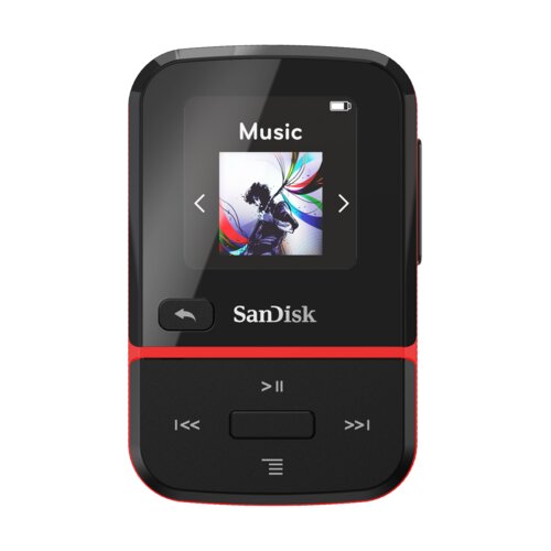 Odtwarzacz MP3 SANDISK Clip Sport Go Czarno-czerwony 32GB