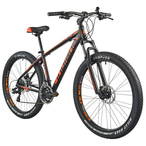 Rower górski MTB INDIANA X-Enduro 2.7 M17 27.5 cala męski Czarno-pomarańczowy