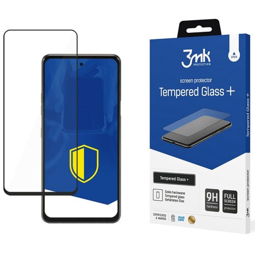 Szkło hartowane 3MK Tempered Glass+ do LG Q92 5G Czarny