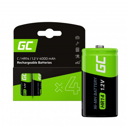Akumulatorki GREENCELL GR14 (4 szt.)