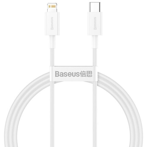 Kabel USB-C - Lightning BASEUS Superior Series CATLYS-A02 1 m Biały