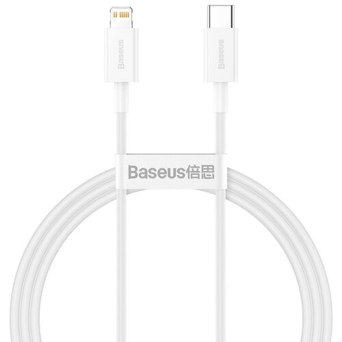 Kabel USB-C - Lightning BASEUS Superior Series CATLYS-A02 1 m Biały