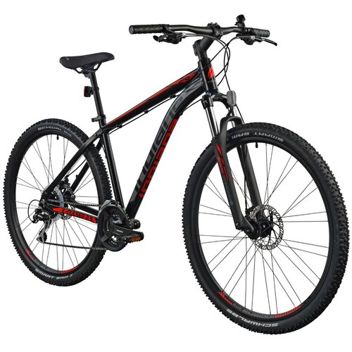 Rower górski MTB INDIANA X-Pulser 2.9 M18 29 cali męski Czarno-czerwony