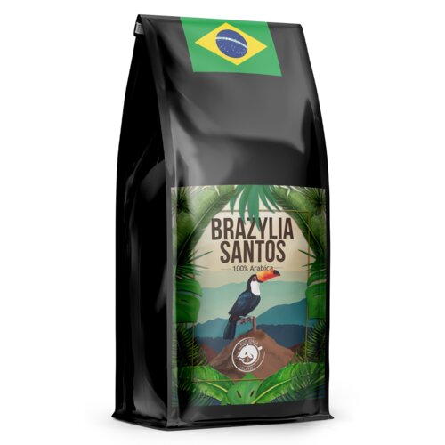 Kawa ziarnista BLUE ORCA COFFEE Brazylia Santos Arabica 1 kg