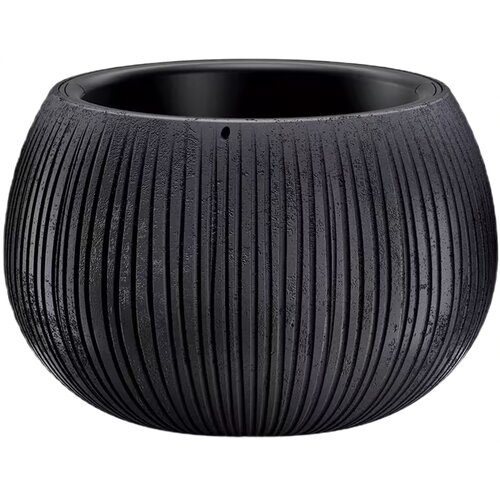 Donica PROSPERPLAST Beton Bowl DKB240-B411 2.3L Czarny