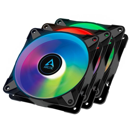 Wentylator ARCTIC P12 PWM PST A-RGB (3 sztuki)
