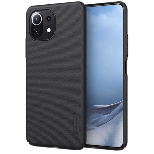 Etui NILLKIN Frosted Shield do Xiaomi Mi 11 Lite/Mi 11 Lite NE/5G Czarny