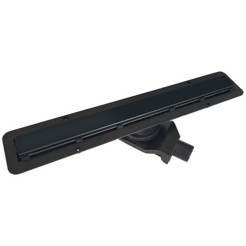 Odpływ liniowy CONFLUO Frameless Black Glass 85 cm