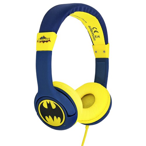 Słuchawki nauszne OTL Batman Crusader Niebiesko-żółty