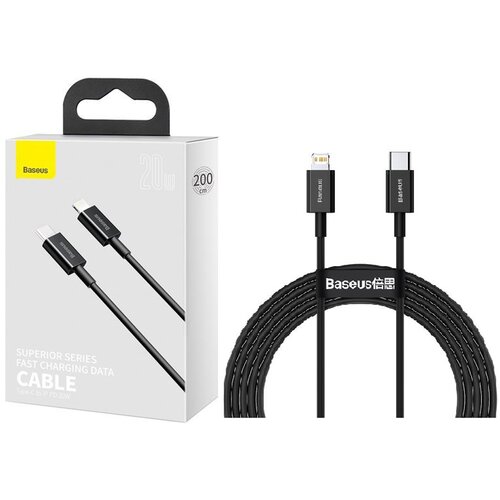 Kabel USB - Lightning BASEUS Superior 2 m Czarny
