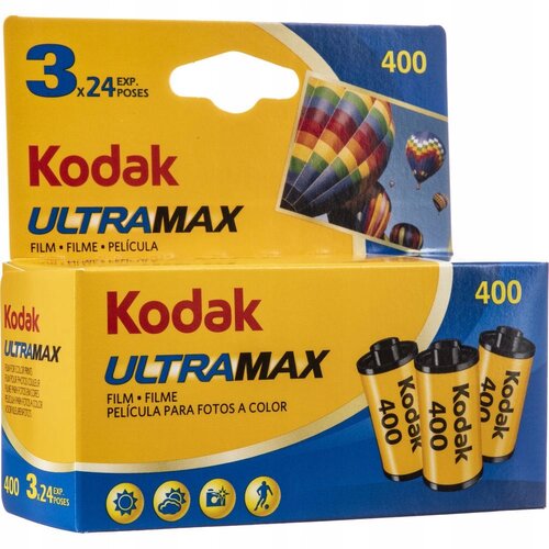 Klisza do aparatu KODAK 135 Ultramax (3 x 24 zdjęć)