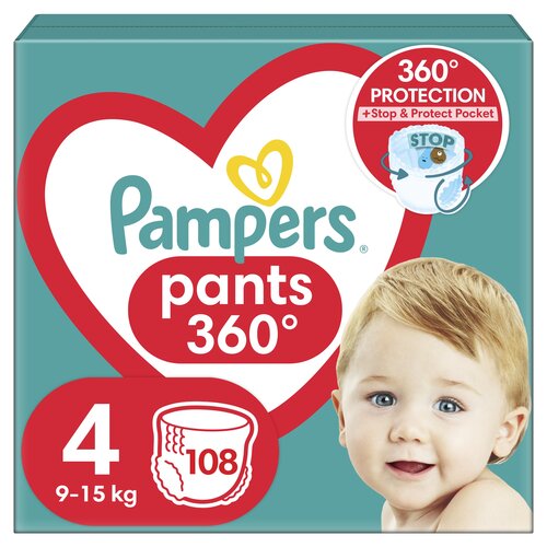 Pieluchomajtki PAMPERS Pants Mega Pack 4 Maxi (108 szt.)