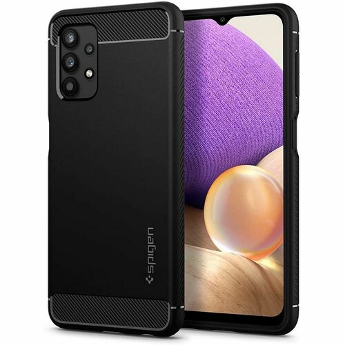 Etui SPIGEN Rugged Armor do Samsung Galaxy A32 5G Czarny
