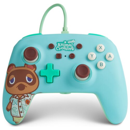 POWERA Animal Crossing Tom Nook Zielono niebieski Kontroler