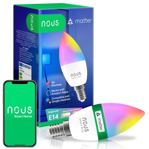 Inteligentna żarówka LED NOUS P4 4.5W E14 Wi-Fi