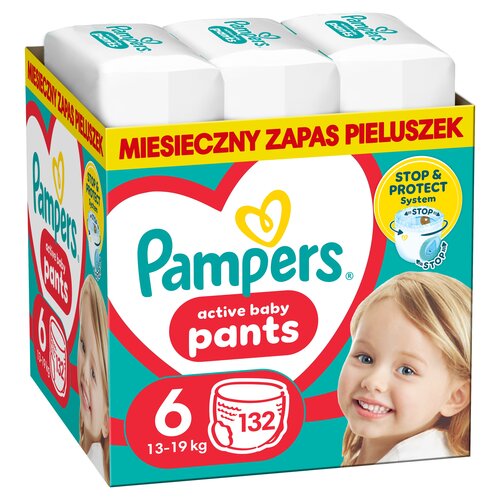Pieluchomajtki PAMPERS Pants 6 (132 szt.)