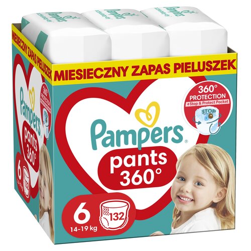 Pieluchomajtki PAMPERS Pants 6 (132 szt.)
