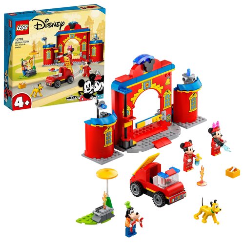 LEGO Disney Mickey and Friends Remiza i wóz strażacki Myszki Miki i przyjaciół 10776