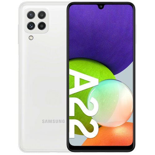 Smartfon SAMSUNG Galaxy A22 4/64GB 6.4" 90Hz Biały SM-A225