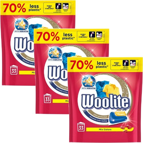 Kapsułki do prania WOOLITE Mix Colors - 99 szt.