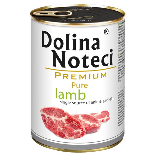 Karma dla psa DOLINA NOTECI Premium Pure bogata w jagnięcinę 400 g