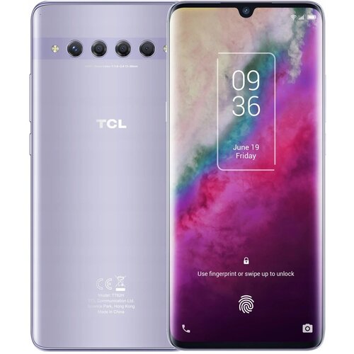 Smartfon TCL 10 Plus 6/256GB 6.47" Srebrny T782XH