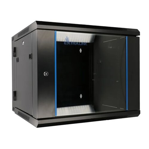 Szafa RACK EXTRALINK 19" 6U EX.12929 600 x 600 mm, Wisząca Czarny