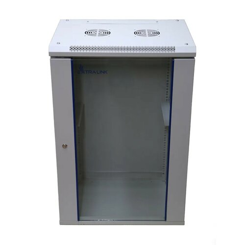 Szafa RACK EXTRALINK 19" 18U EX.16897 600 x 600 mm, Wisząca Szary