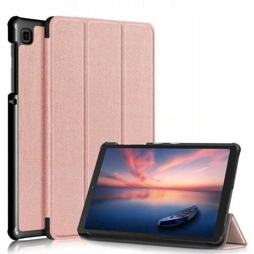 Etui na Galaxy Tab A7 Lite TECH-PROTECT Smartcase Różowe złoto
