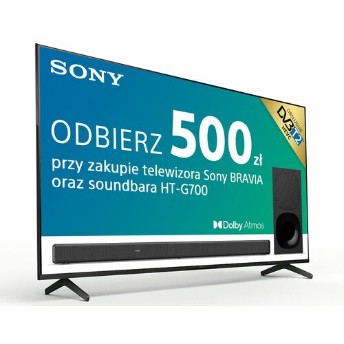Telewizor SONY KD55X85JAEP 55" LED 4K 100Hz Android TV Dolby Atmos Dolby Vision HDMI 2.1 DVB-T2/HEVC/H.265