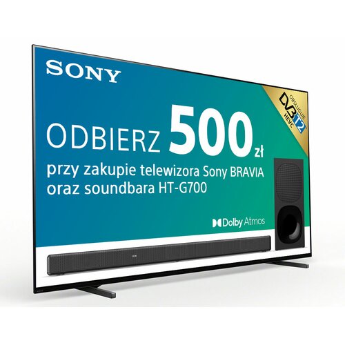 Telewizor SONY XR65A83JAEP 65'' OLED 4K 120 Hz Android TV Dolby Atmos Dolby Vision HDMI 2.1 DVB-T2/HEVC/H.265