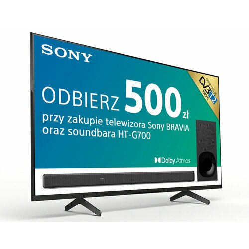 Telewizor SONY KD43X85JAEP 43" LED 4K 100Hz Android TV Dolby Atmos Dolby Vision HDMI 2.1 DVB-T2/HEVC/H.265