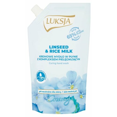 Mydło w płynie LUKSJA Linseed & Rice Milk 400 ml