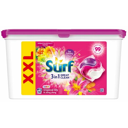 Kapsułki do prania SURF Tropical Lily 50 szt.
